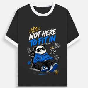 Panda Chill Vibes Oversized Graphic T-Shirt – Unisex Streetwear Collection